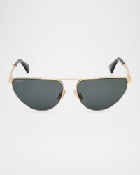 Metal Cat-Eye Sunglasses