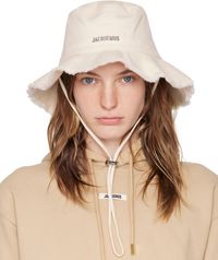 JACQUEMUS Chapeau bob Artichaut blanc cassé - Les classiques