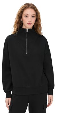 Varley Hawley Half-Zip Sweatshirt Black XS