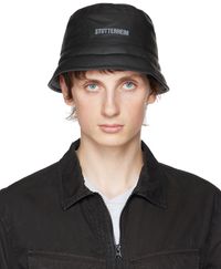 Stutterheim Black Skärholmen Puffer Bucket Hat