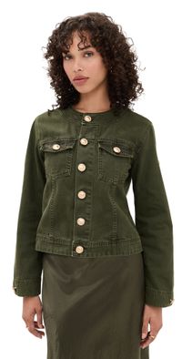 L'AGENCE Anouk Collarless Jacket Picholine M