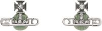 Vivienne Westwood Silver & Blue Kitty Earrings