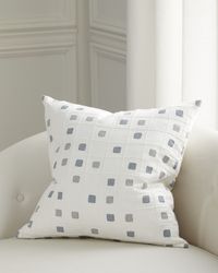 Mellow Azure Decorative Pillow, 22" Square