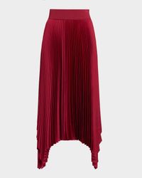 Ade Plisse Handkerchief Midi Skirt