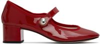 Repetto Red Fabienne Mary Jane Heels
