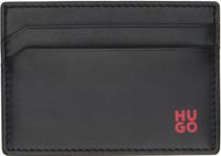 Hugo Black Leather Card Holder