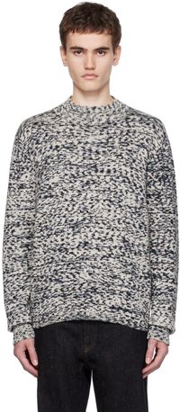 A.P.C. Navy & Off-White JW Anderson Edition Noah Sweater