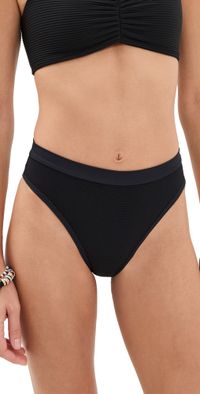 LSPACE Frenchi Bitsy Bikini Bottoms BLK XS