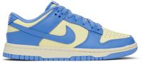 Nike Off-White & Blue Dunk Low Retro Sneakers