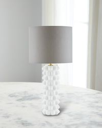 Georgia Table Lamp, White