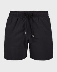 Men's Solid Swim Shorts
