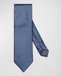 Men's Woven Silk Geometric Tie