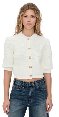 ba & sh Grance Cardigan Ecru 1