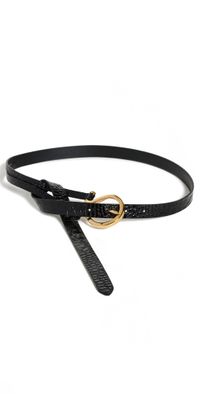 Anderson's Croc-Embossed Split Belt Black 75