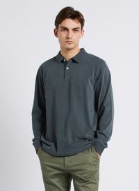 Marc O'polo - Polo en coton bio - Taille 2XL - Bleu