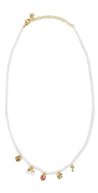 Gorjana Lucky Mini Charm Necklace Gold One Size