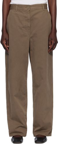 The Row Taupe Sharka Trousers