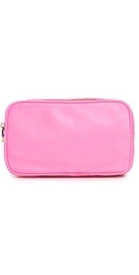 Stoney Clover Lane Double Zipper Pouch Bubblegum One Size