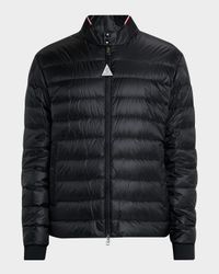 Men's Quilted Nylon Short Down Jacket