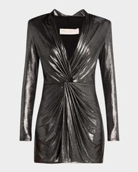 Faye Metallic Mini Dress