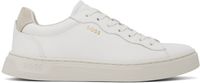 BOSS White Logo Sneakers