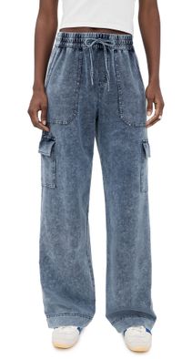 Splendid Gwen Indigo Cargo Sweatpants Indigo XS