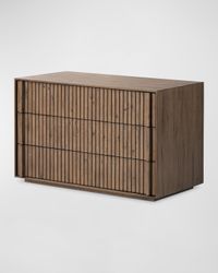 Leo 3-Drawer Nightstand