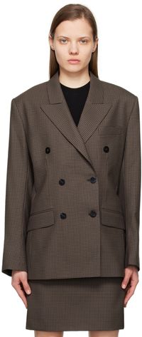 Ernest W. Baker SSENSE Exclusive Brown Blazer