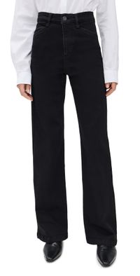 Favorite Daughter The Mischa Super High Rise Wide Leg Jeans Onyx 31