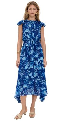 MISA Mariposa Dress Figi Blue XS
