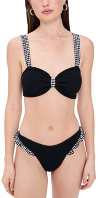 Hunza G Loretta Bikini Set Black/Black One Size