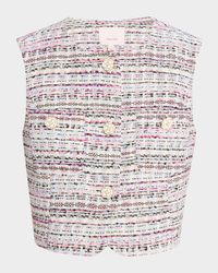 Auden Cropped Tweed Vest