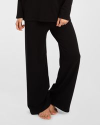 Soleil Straight-Leg French Terry Lounge Pants