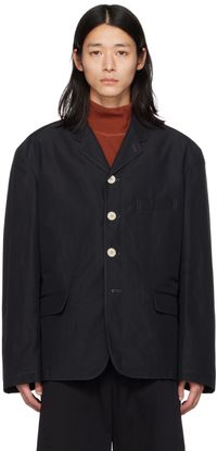 LEMAIRE Black Short Blazer