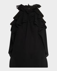 Bristol Ruffle Halter Blouse