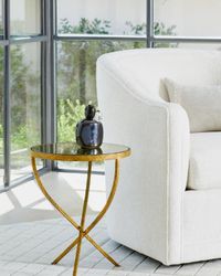 Hammered Tripod Small Table
