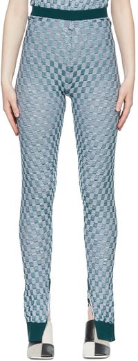 MM6 Maison Margiela Legging vert en nylon