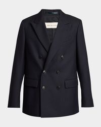 Men's Buforden Double-Breasted Wool Jacket