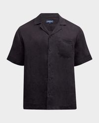 Men's Angelo Linen Camp Shirt