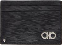 Ferragamo Black Gancini Card Holder