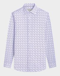 Men's OoohCotton James Cocktail-Print Sport Shirt