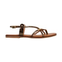 Les Tropeziennes Par M.belarbi - Sandales cuir halfonzo - Taille 41 - Marron