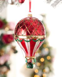 Hot Air Balloon Christmas Ornament