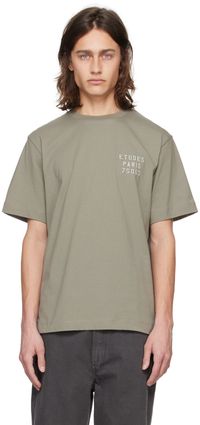 Études T-shirt Wonder gris à logo