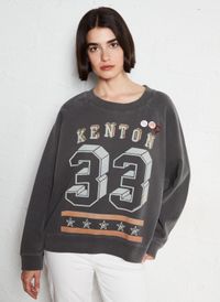 Newtone - Sweat oversize en coton mélangé - Taille 2 - Gris