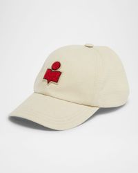 Tyron Logo Patch Cotton Baseball Cap
