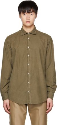 Massimo Alba Green Genova Shirt