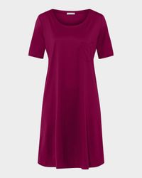 Cotton Deluxe Short-Sleeve Big Sleepshirt