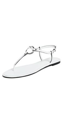 Tory Burch Ring Sandals Bianco 9
