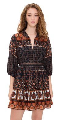 Cleobella Priyanka Mini Dress Zocalo Print M